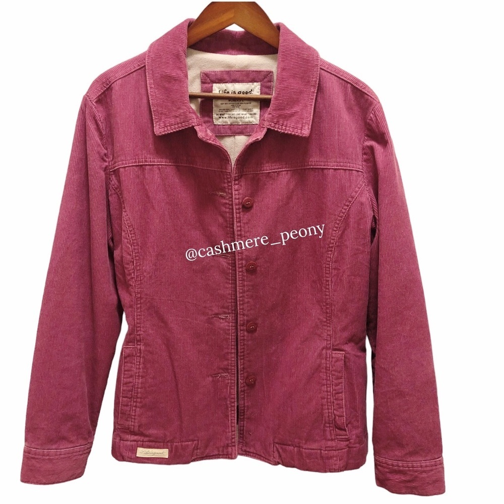 Life is Good Corduroy Jacket Outerwear Size Large